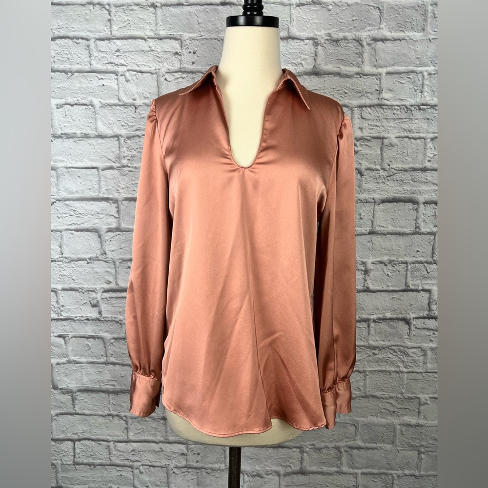 J. Crew Women's Blouse in Rose Gold